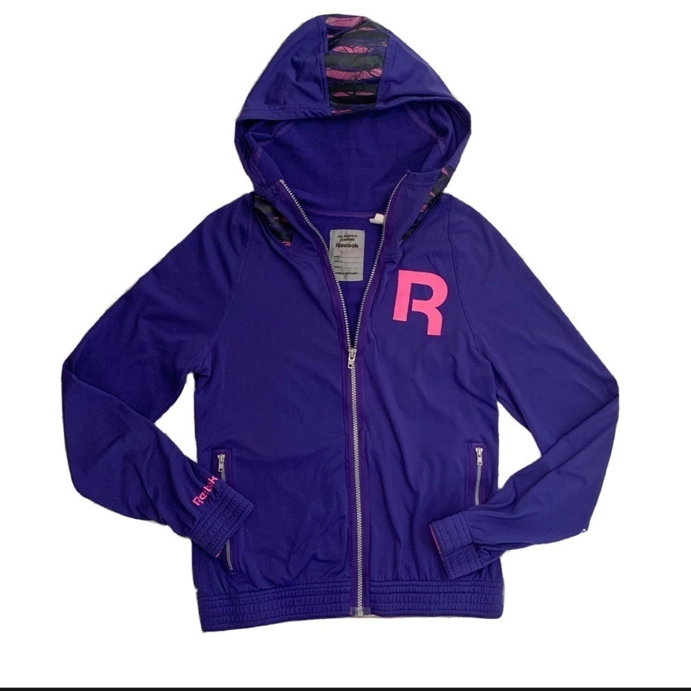 🛍 Reebok Zip Up Hoodie Sweatshirt